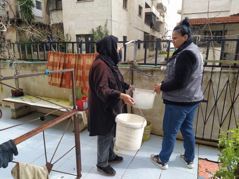 ADRA conducting a door-to-door survey to assess water network needs in Datoor