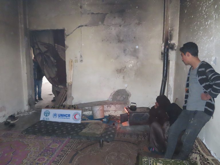 Living spaces visited by ADRA to be considered for shelter rehabilitation in Deir ez-Zor