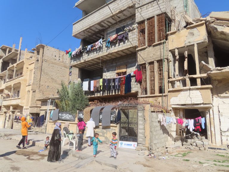 Living spaces visited by ADRA to be considered for shelter rehabilitation in Deir ez-Zor