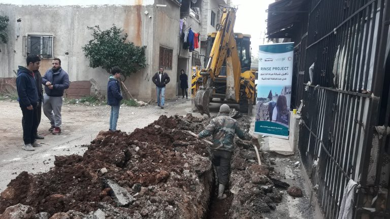 ADRA rehabilitating a water network in Al Datoor, Lattakia City