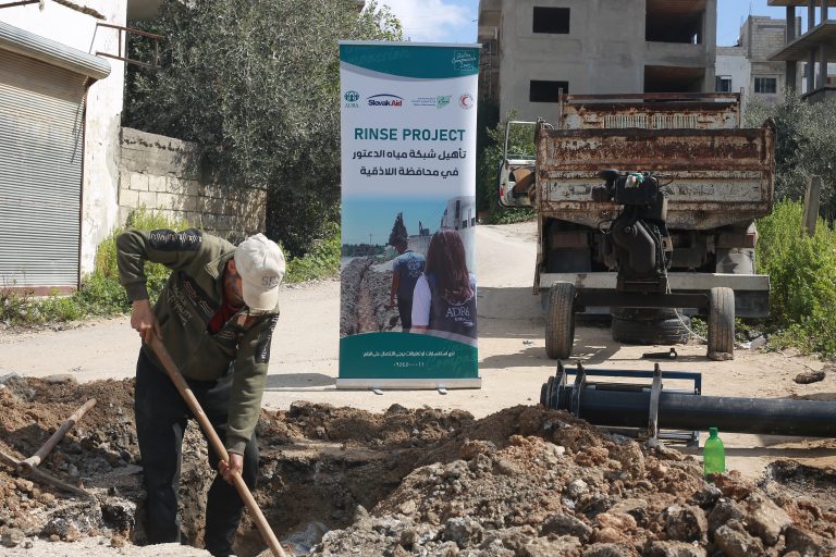 ADRA rehabilitating a water network in Al Datoor, Lattakia City