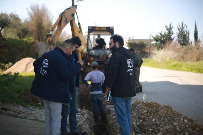 ADRA rehabilitating a water network in Al Datoor, Lattakia City